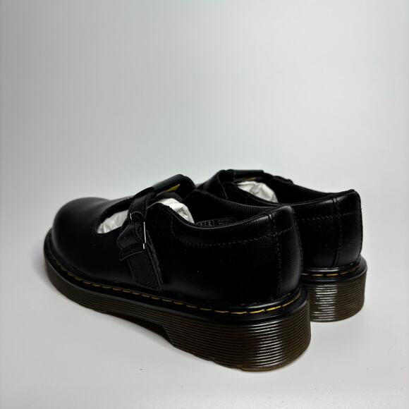 Dr. Martens Junior Polley Mary Jane in Black T Lamper - Picture 3 of 9